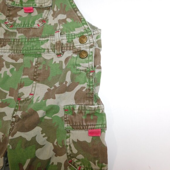 Please Mum Boys 12 - 18 Months Green Camo Camouflage Overalls - Picture 4 of 10